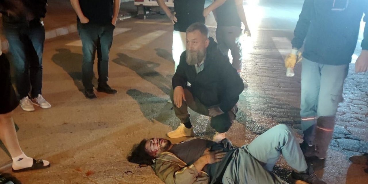 Erzincan’da motosiklet ile minibüsün çarpıştığı kazada 1 yaralı