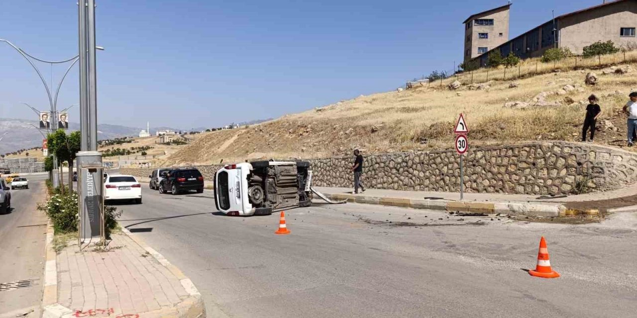 Şırnak’ta trafik kazası: 2 yaralı