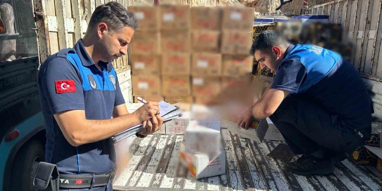 Mardin Büyükşehir Belediyesi zabıta ekiplerinden denetim