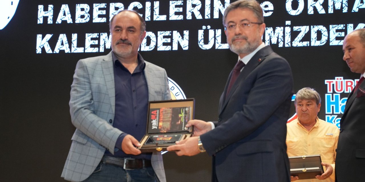 Şemdinlili gazeteci Herki’ye Bakanlıktan onur plaketi