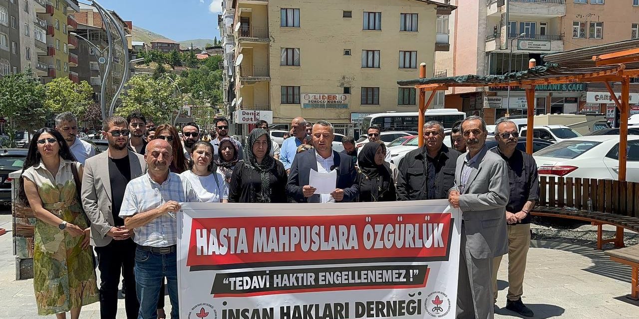 İHD Hakkari’den hasta tutuklu Gıyasettin Sevmiş için tahliye çağrısı