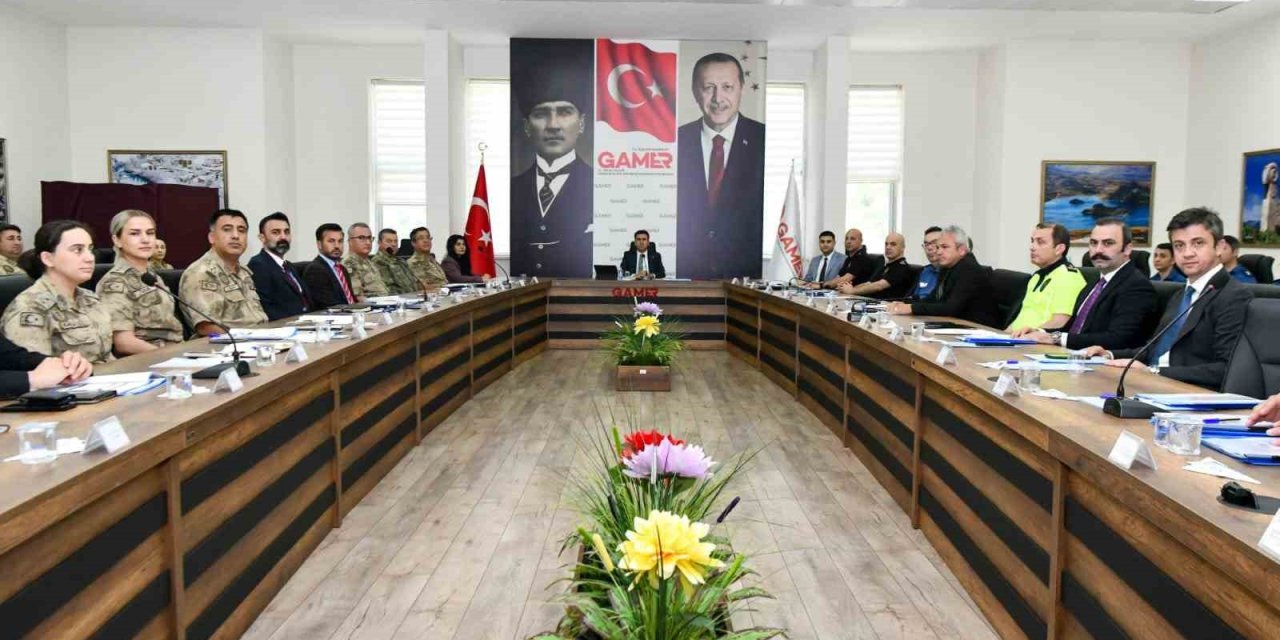 Tunceli’de asayiş ve güvenlik toplantısı yapıldı