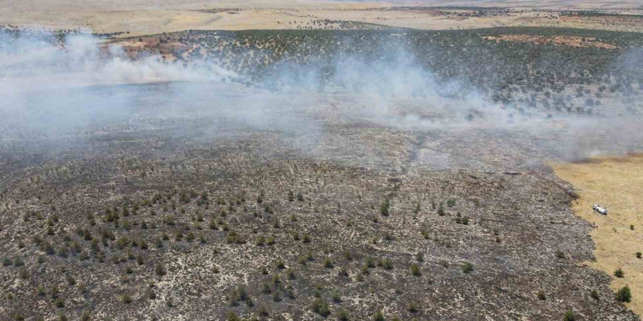 Araban’da çıkan örtü yangını kontrol altına alındı