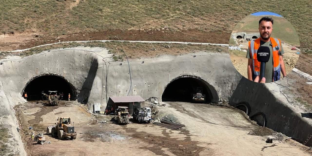 Yüksekova T2 Tünelinde çalışmalar hız kazandı: Bayram sonrası 350 metrelik ilerleme sağlandı