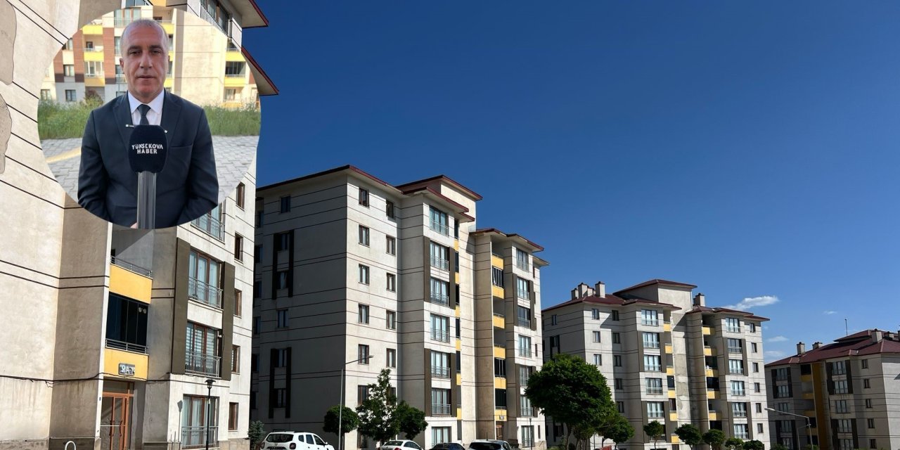 Yüksekova’nın Esenyurt Mahallesi’ndeki TOKİ konutlarında kira krizi