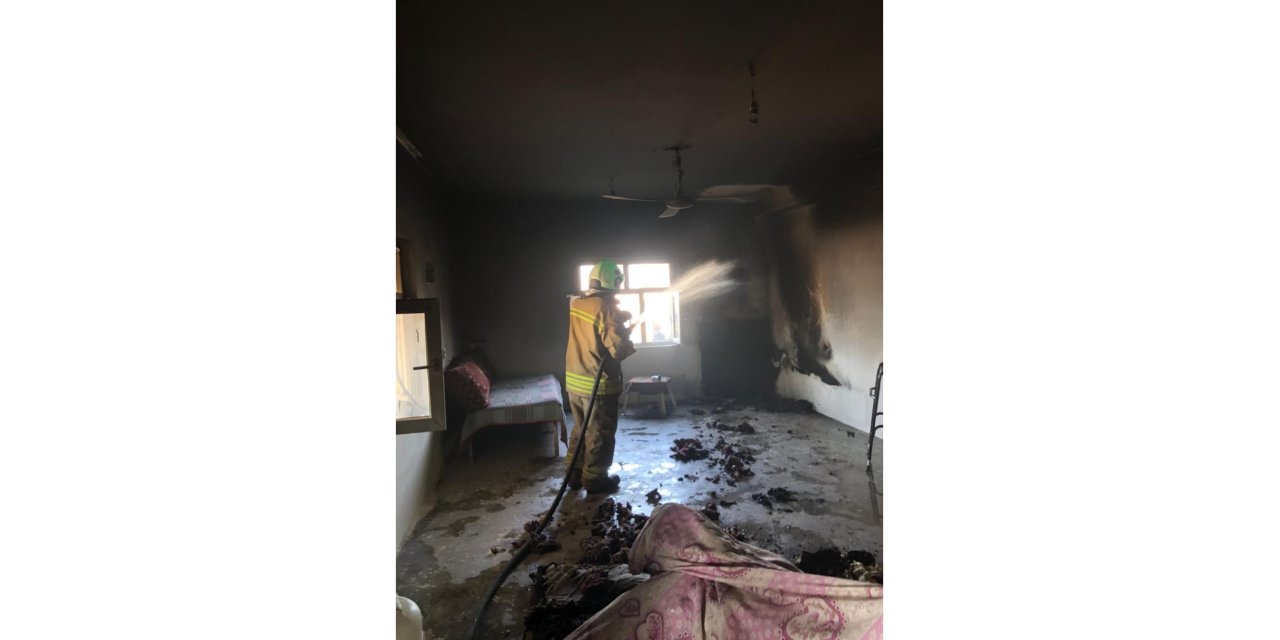 Mardin’de ev yangınında bir kişi öldü