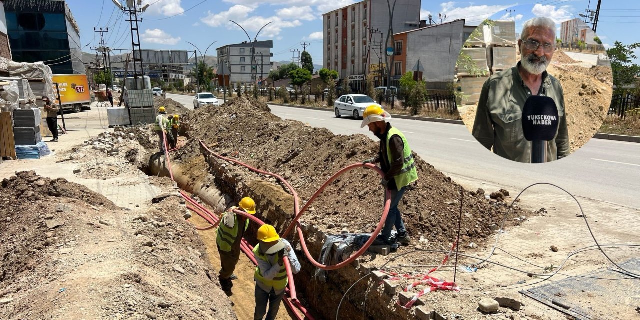 Yüksekova’da elektrik altyapı çalışmaları sürüyor
