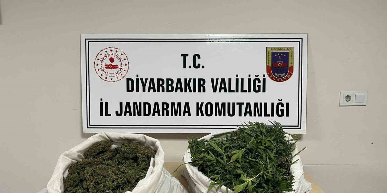 Diyarbakır’da 8 kilo esrar yakalandı
