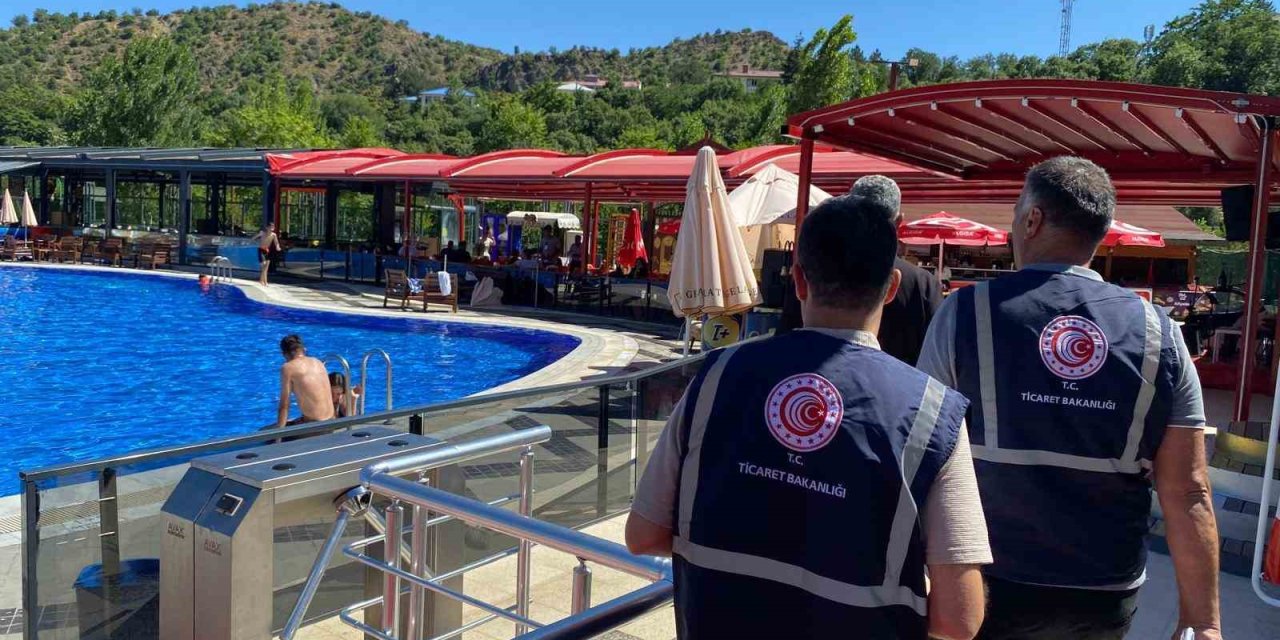 Tunceli’de havuzlu işletmelere denetim yapıldı
