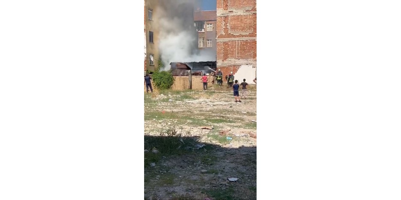 Elazığ’da odunluk yangını kontrol altına alındı