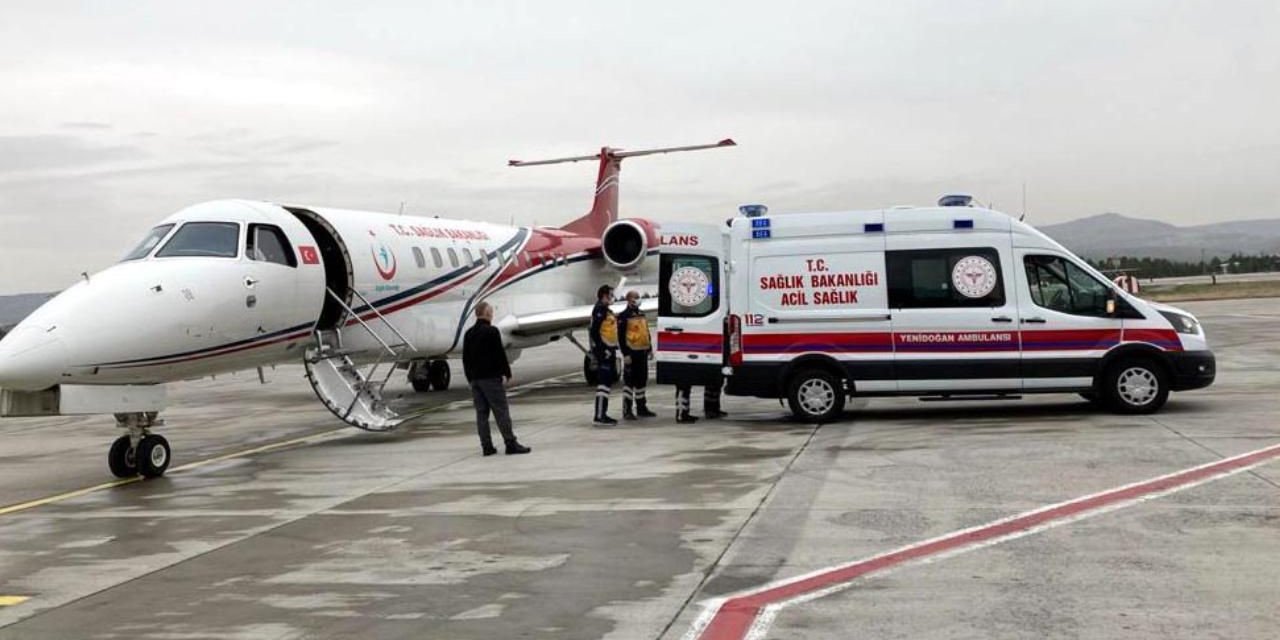 Siirt'te ambulans uçak 7 yaşındaki çocuk için havalandı