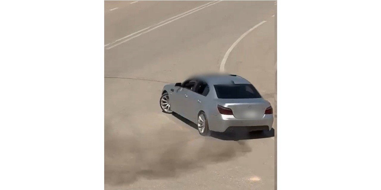 Gaziantep’te drift yapan sürücüye 46 bin 392 TL para cezası