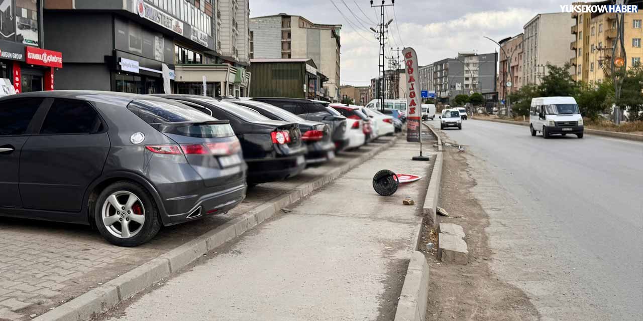 İpek Yolu Caddesi’nde doğalgaz çalışması için kaldırım uyarısı
