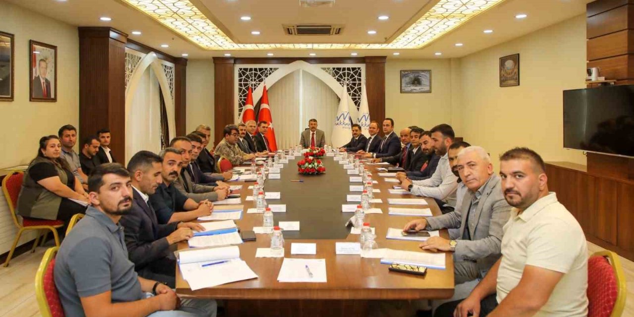 Hakkari’de il hayvanları koruma kurulu toplantısı yapıldı