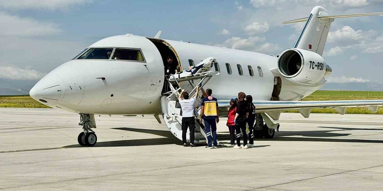Kritik durumdaki çocuk hasta için hava ambulansı seferber edildi