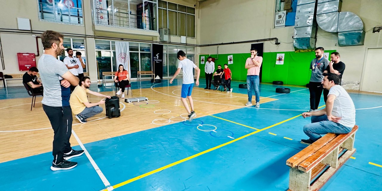 Yüksekova’da Spor Programı Yetenek Sınavı sürüyor
