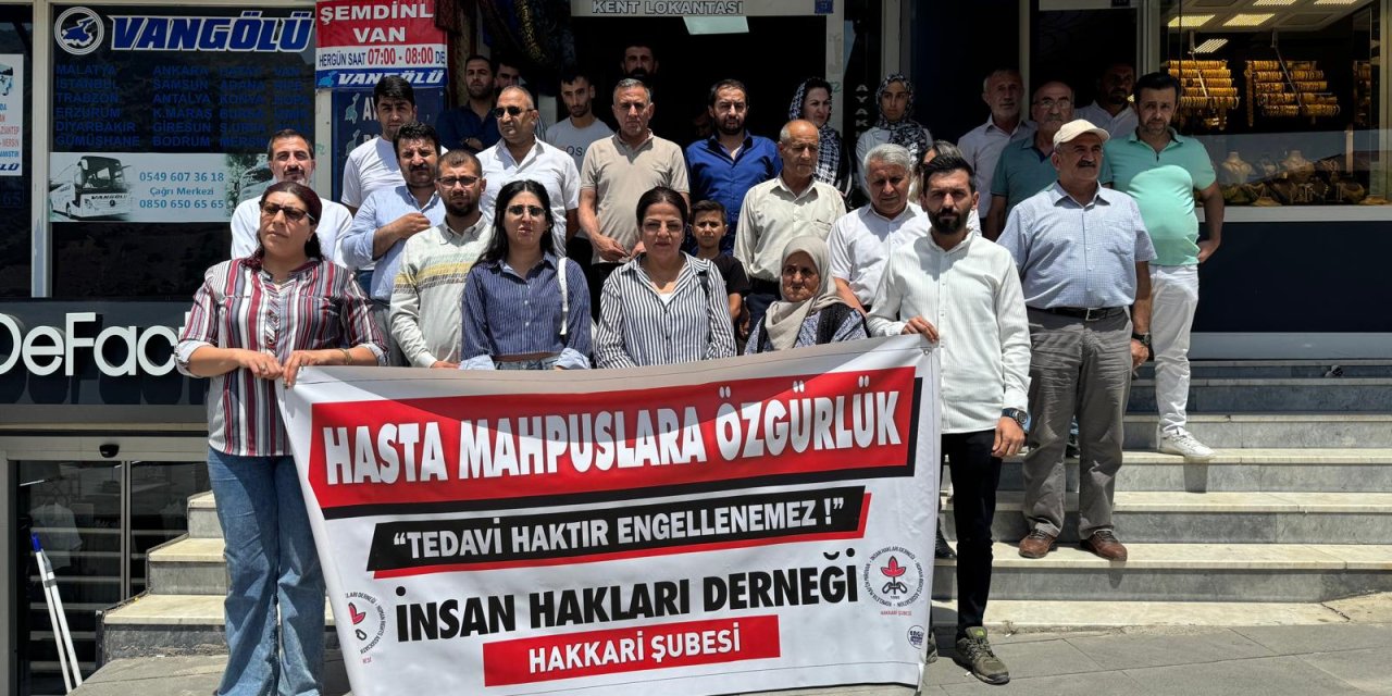 İHD Hakkari’den hasta tutuklu Uygar Arslan için tahliye çağrısı