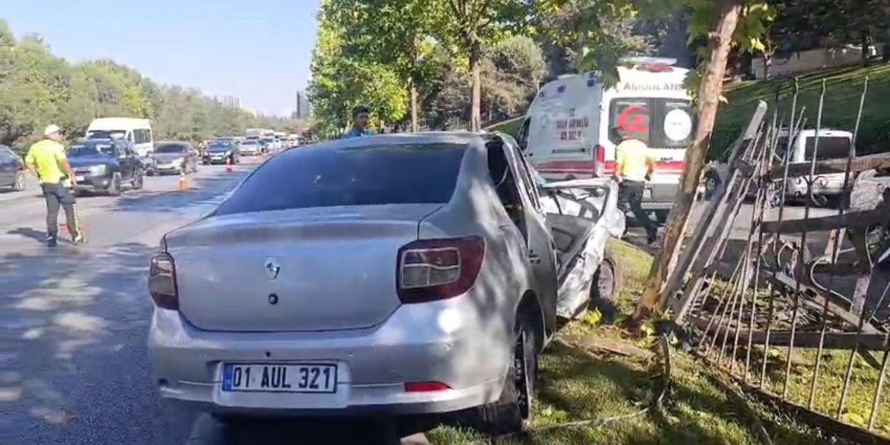 Gaziantep’te kaza: 2 kişi yaralandı