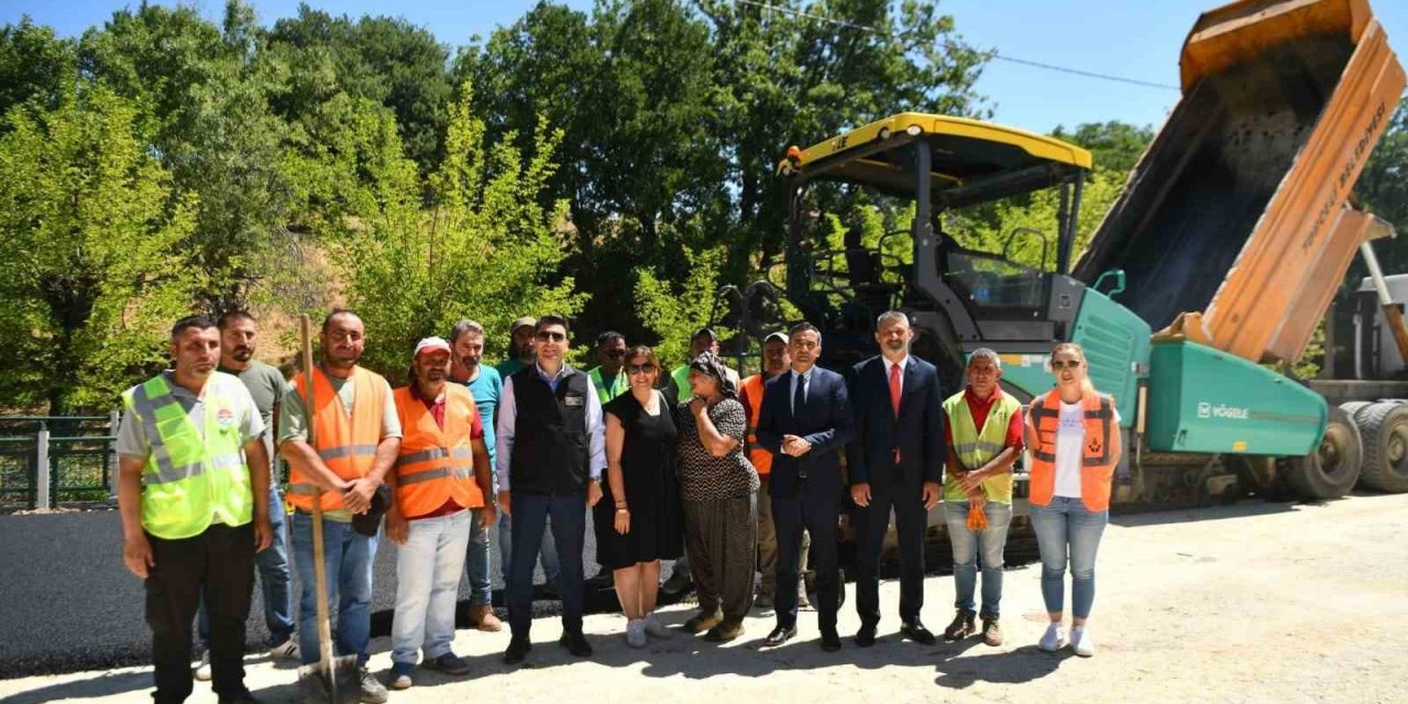 Tunceli’de sıcak asfalt serimi başlatıldı