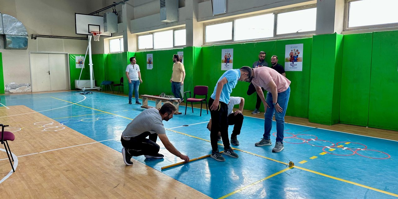 Yüksekova’da spor sınıfı için yapılan yetenek sınavı sona erdi