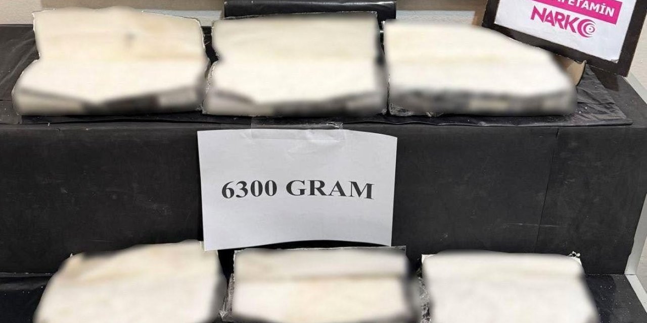Erzincan’da 6 kilo 300 gram metamfetamin yakalandı
