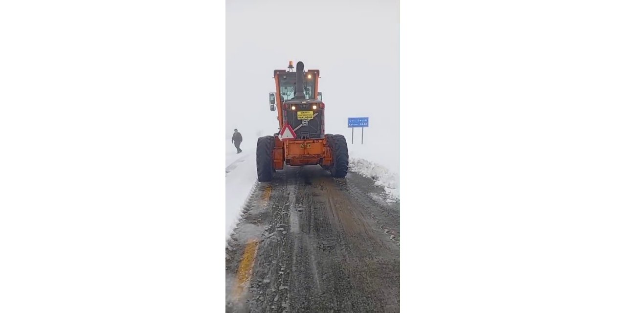 İspir’de temmuz ayında kar sürprizi