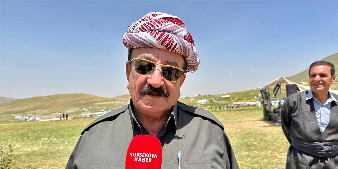 Yüksekova'yı ziyaret eden IKBY'li Kejo: Yüksekova'da yöresel kıyafet kullanımı az
