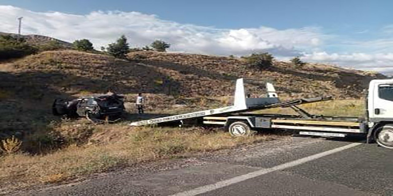 Elazığ’da trafik kazasında 1 yaralı