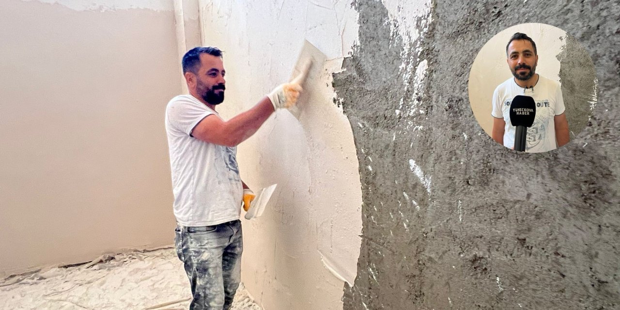 Üç üniversite bitirdi, atanamayınca inşaatta alçı ustası oldu