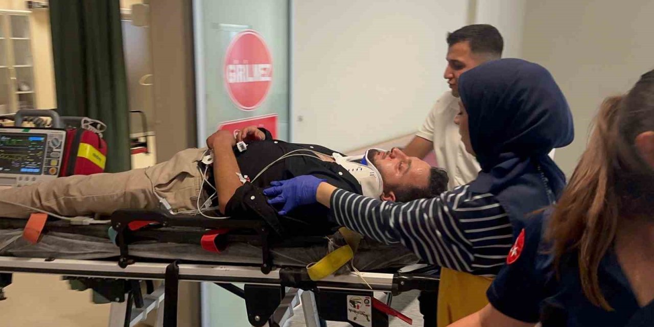 Adıyaman'da devrilen motosikletin sürücüsü ağır yaralandı