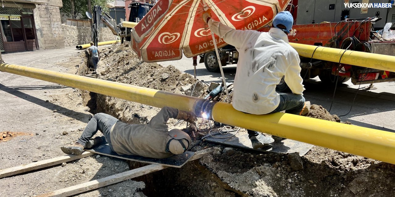 Yüksekova’da doğalgaz çalışmalarında projenin yüzde 40’ı tamamlandı