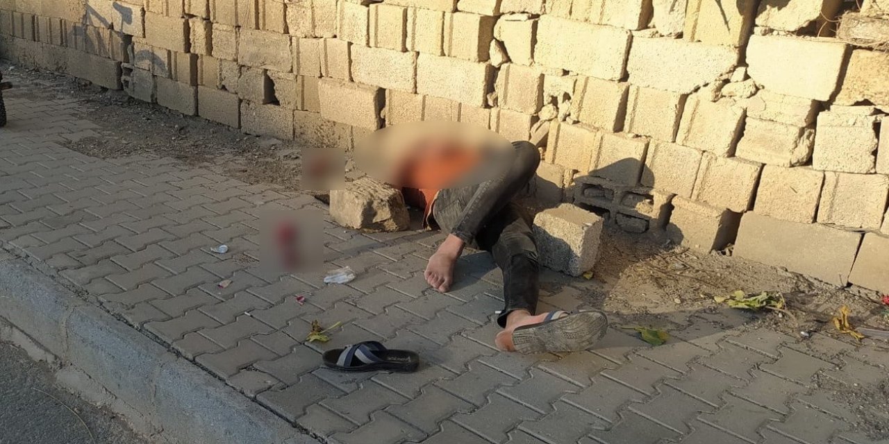 Adıyaman'da, kullandığı maddenin etkisiyle kaldırıma yığılıp kaldı