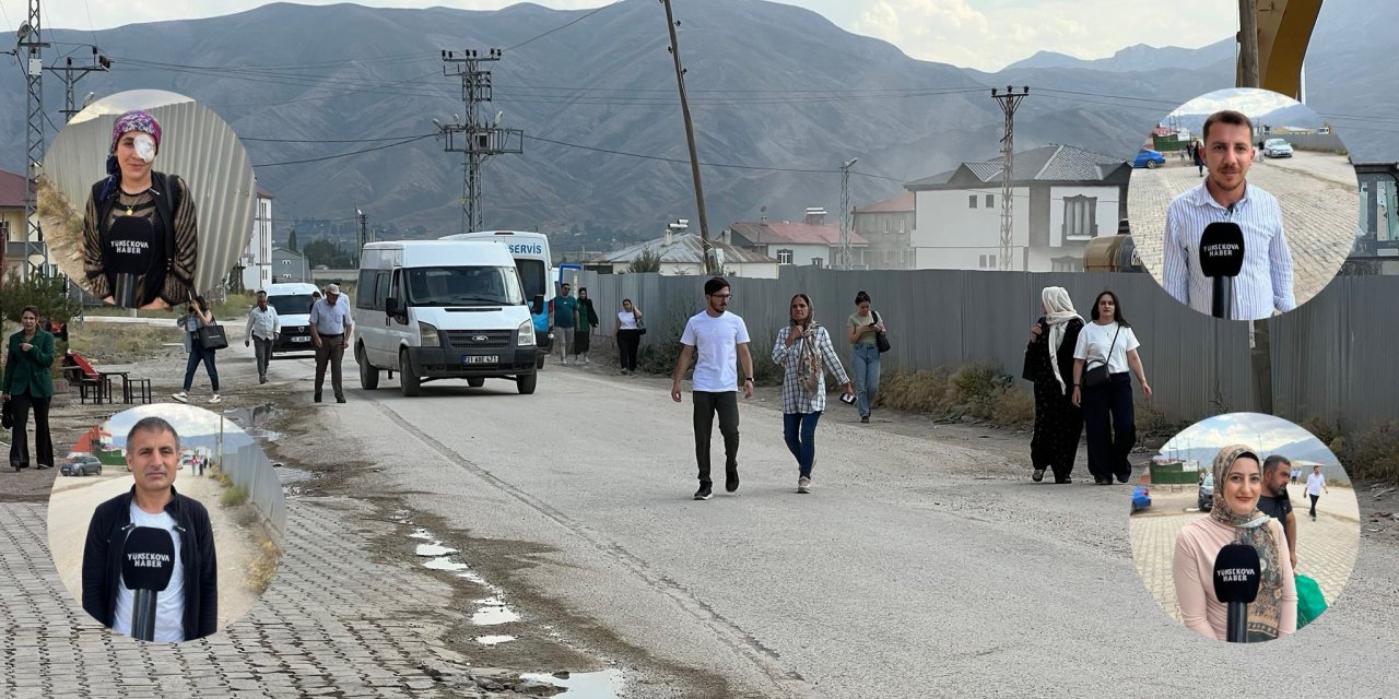 Yüksekova Devlet Hastanesi yolu isyan ettirdi: “Yol dar, toz ve çamur içinde”