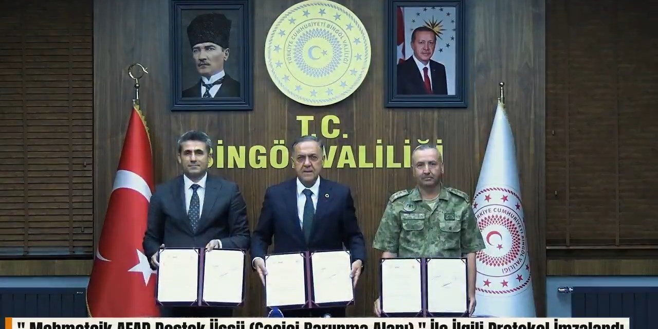 Bingöl’de konteyner kent için protokol imzalandı