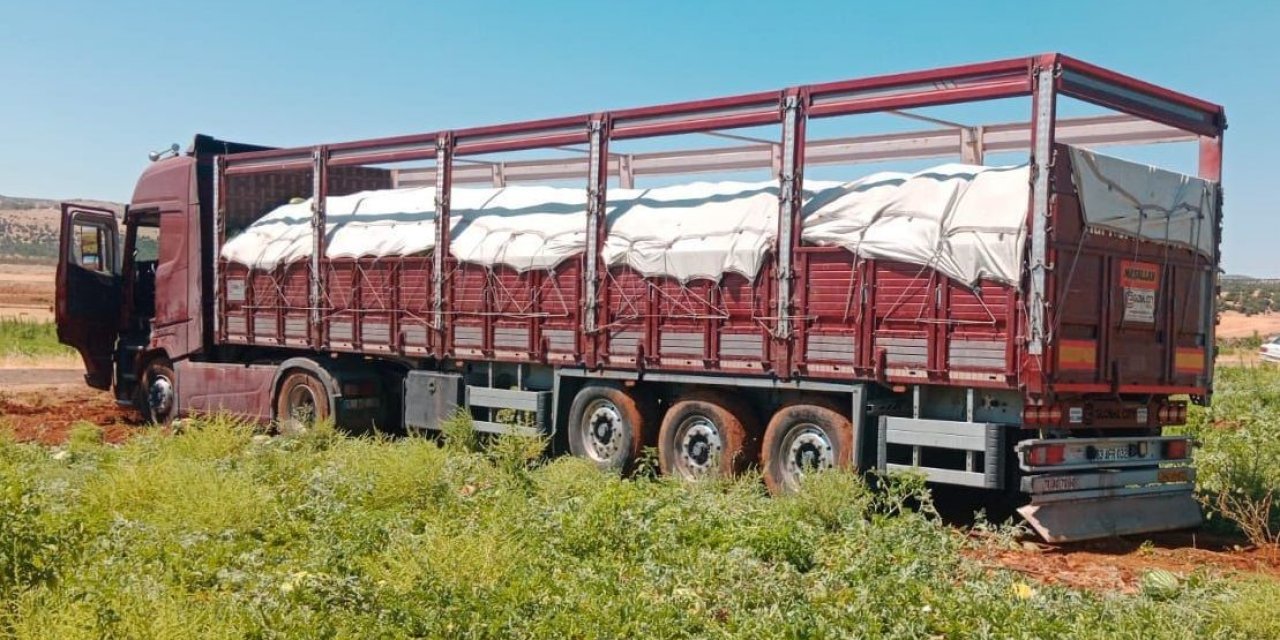 Şanlıurfa'da vatandaşa 27 ton karpuz dağıttı