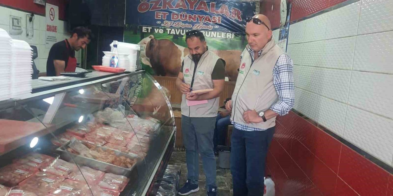 Kars’ta kasap ve şarküterilere denetim