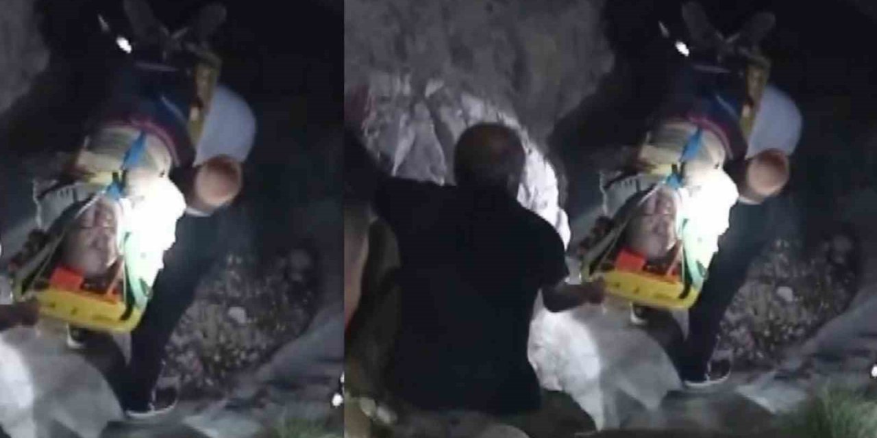 Erzincan'da kayalıklardan düşen 1 kişi hayatını kaybetti