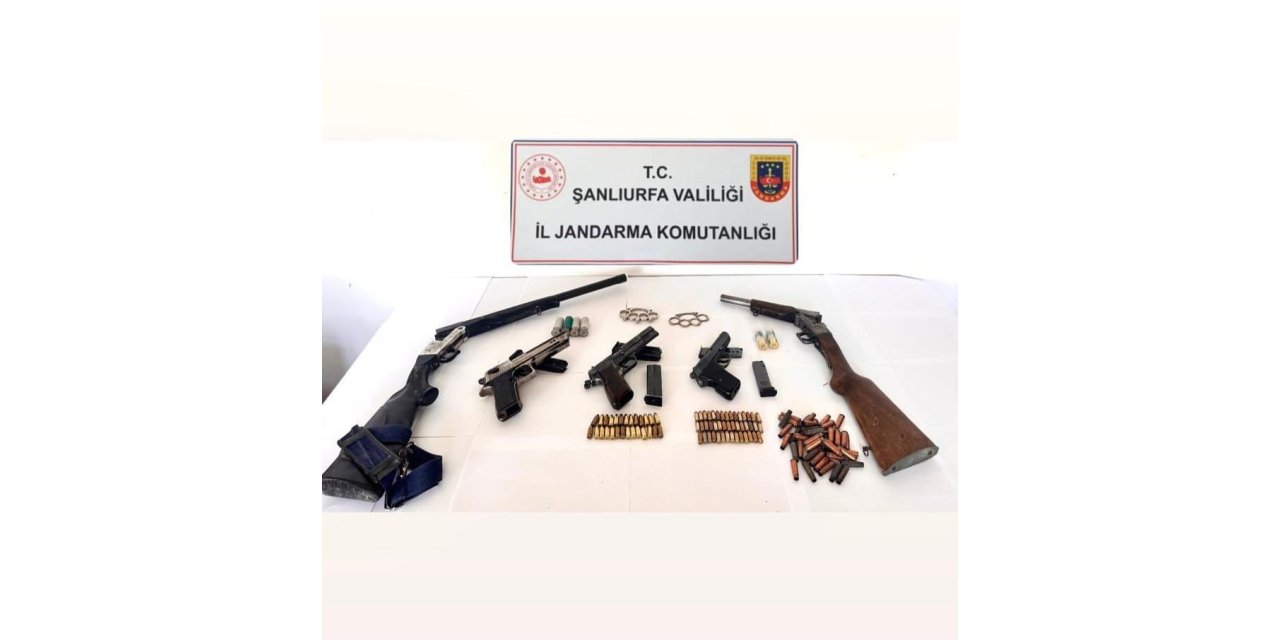 Şanlıurfa’da silah kaçakçılığı operasyonunda 10 gözaltı