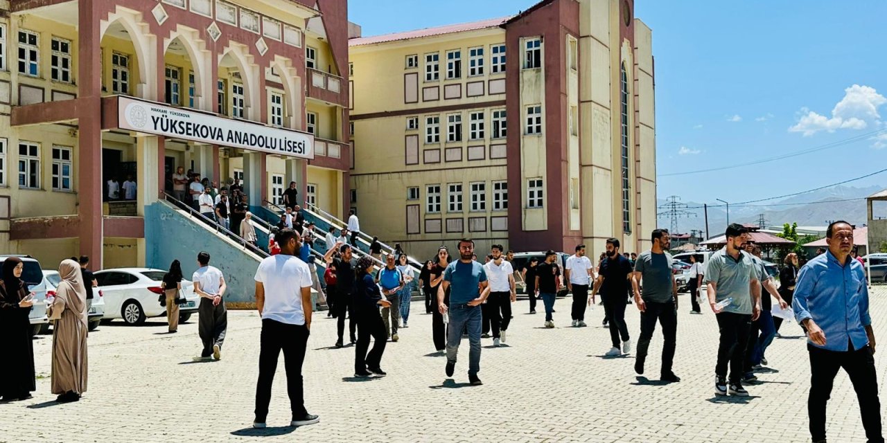 Yüksekova’da AGS sınavı tamamlandı