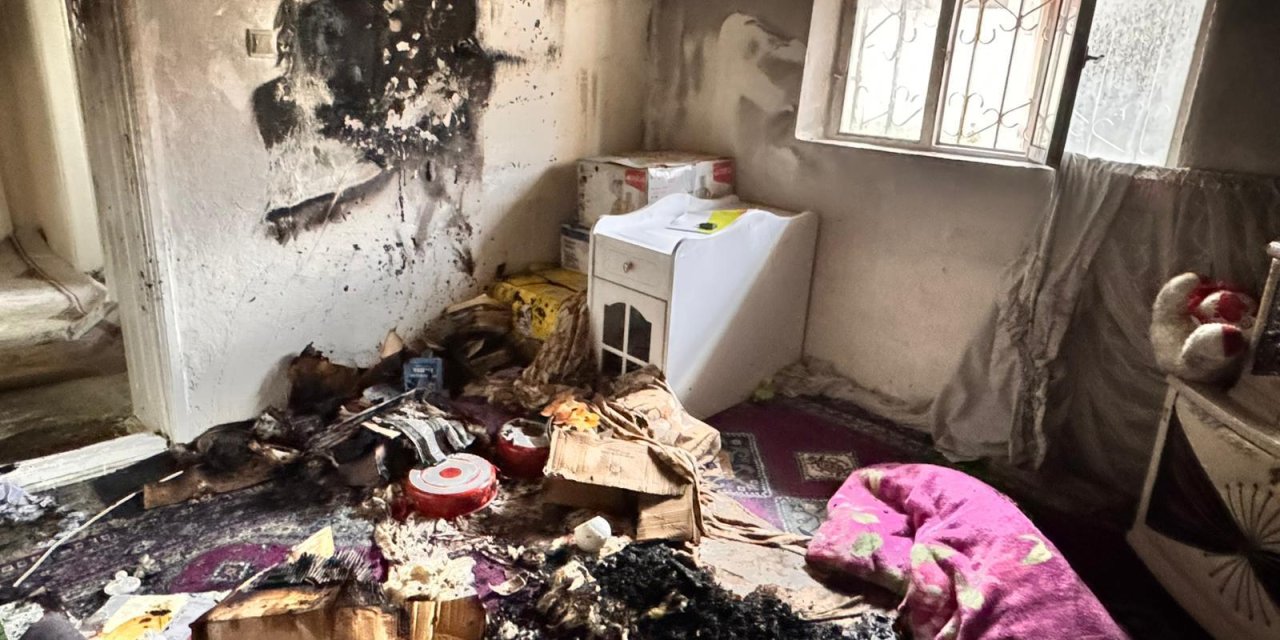 Yüksekova’da korkutan yangın: Bir evde maddi hasar oluştu
