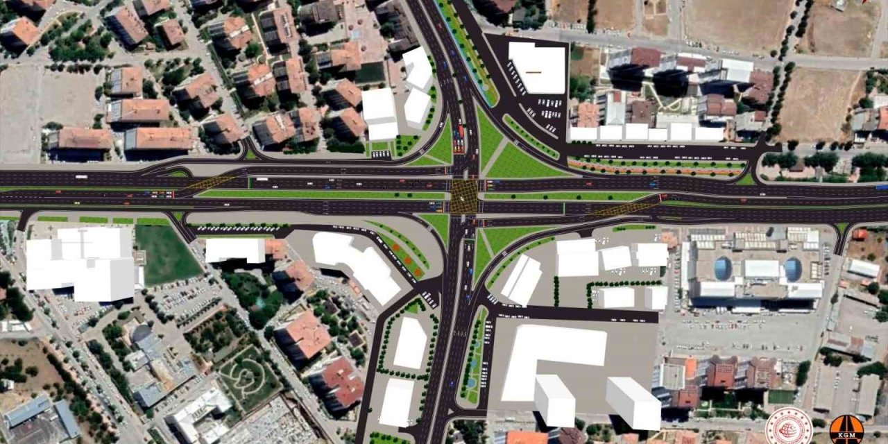 Elazığ Belediyesi tarafından Hazardağlı Kavşağı'nda çalışmalar başlıyor