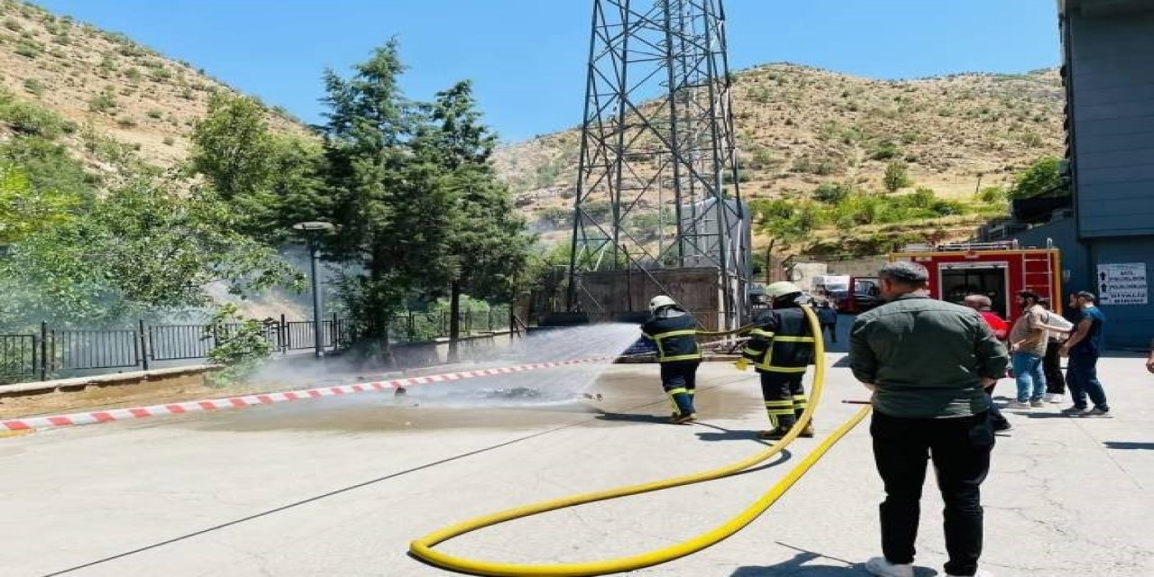 Uludere Devlet Hastanesinde tatbikat