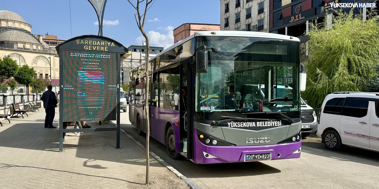 Yüksekova Belediyesi şehir içi ulaşımda Türkiye Kart sistemine geçiyor