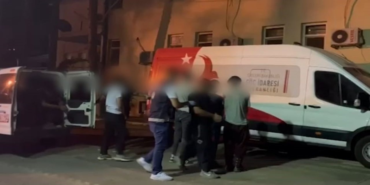 Batman'da 7 düzensiz göçmen ve organizatör yakalandı