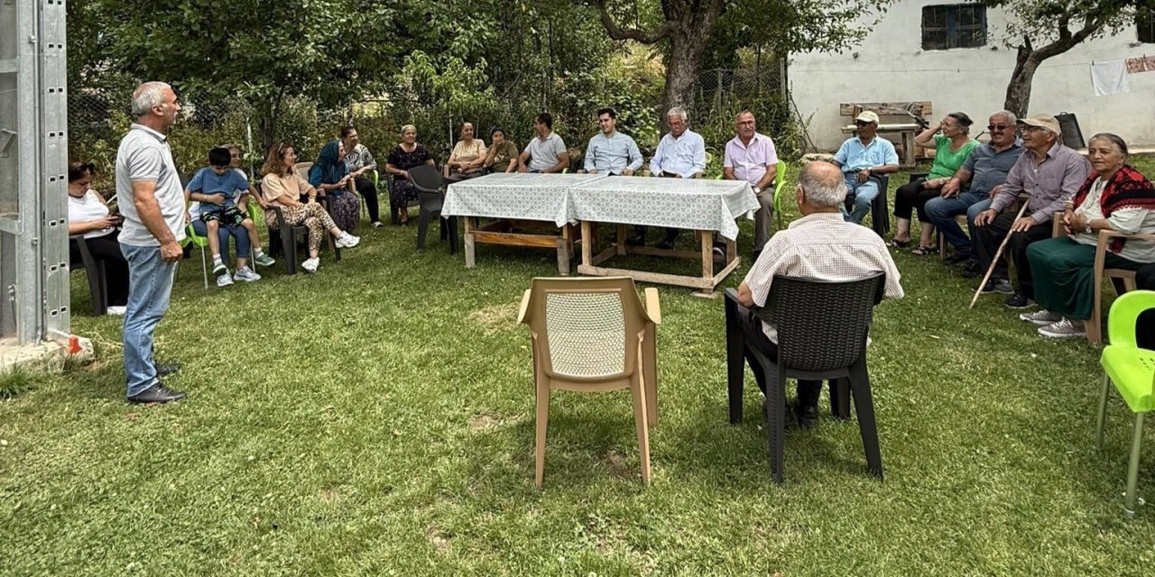 Pülümür Kaymakamı Çolak, köy ziyaretlerine devam ediyor