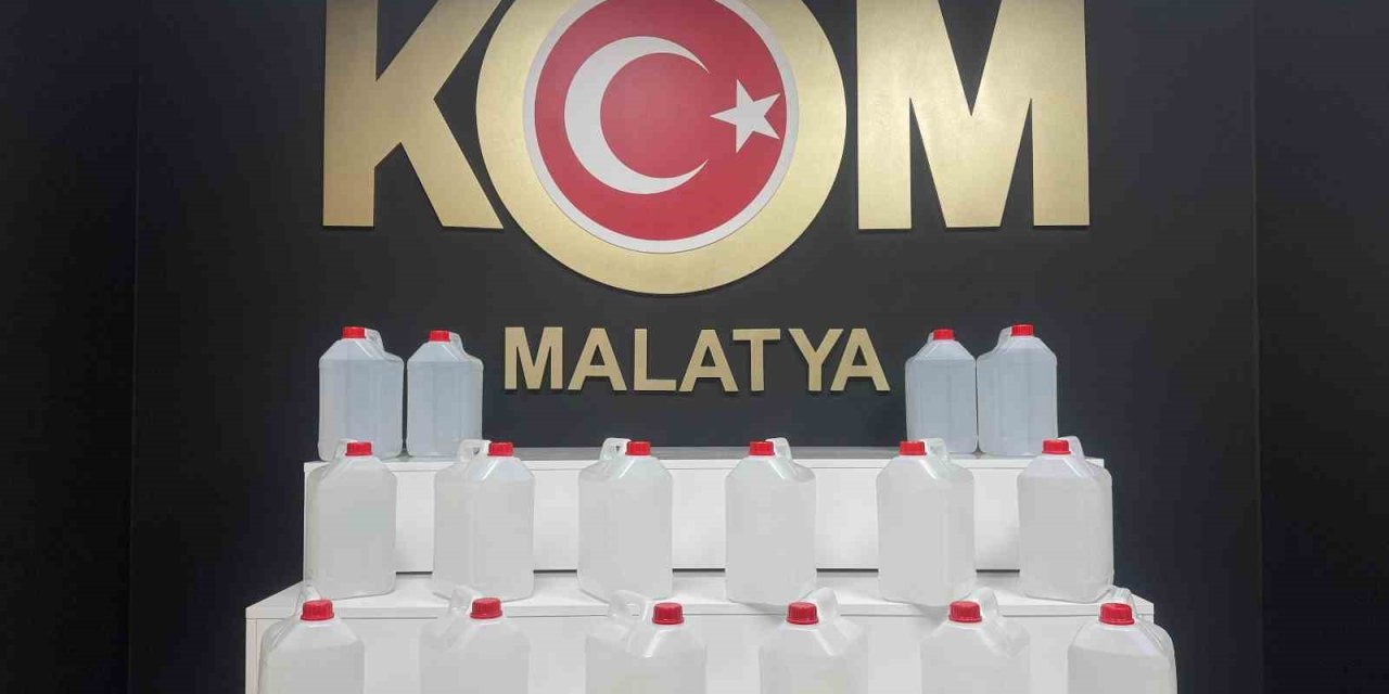 Malatya’da kaçak makaron ve etil alkol yakalandı