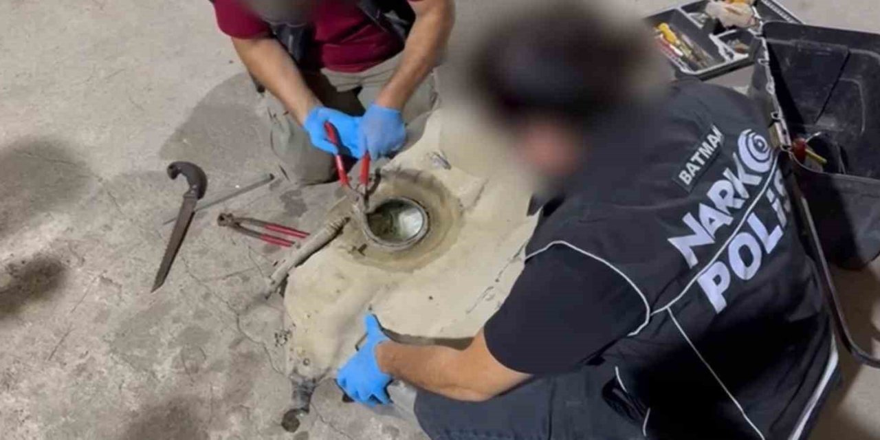 Batman'da ek mazot deposundan 20 kilogram esrar çıktı