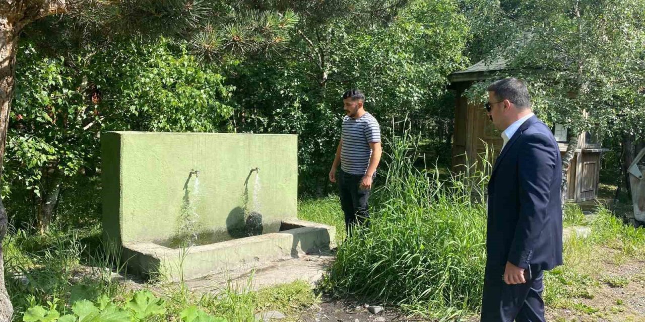 Kaymakam Akköz, Çıldır Gölü Mesire alanını inceledi