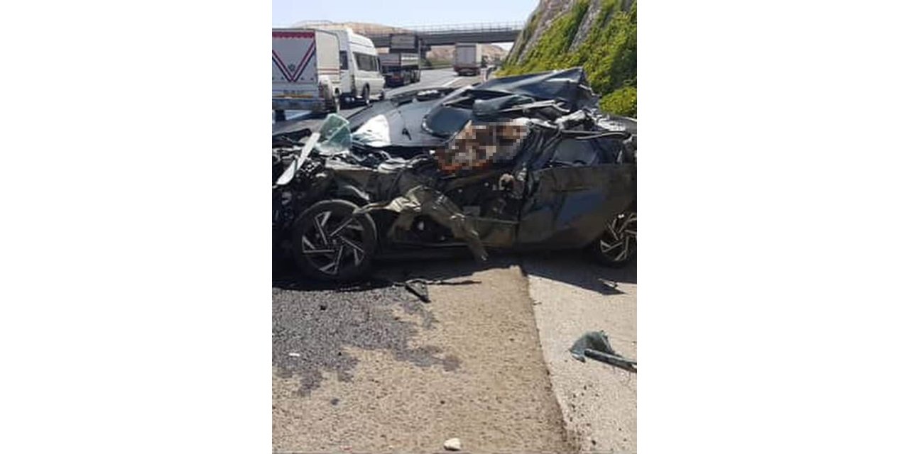 Şanlıurfa otomobil sulama tankerine çarptı: 1 kişi öldü