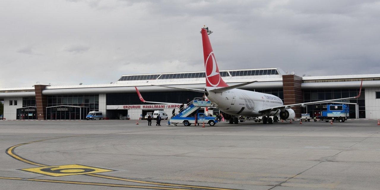 Erzurum’da ilk çeyrekte ayından 601  bin 241 yolcu uçtu
